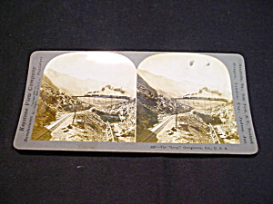 Georgetown Colorado THE LOOP Stereoview Card (Image1)