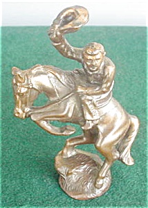 Cowboy on Horse Western Rodeo Figure (Image1)