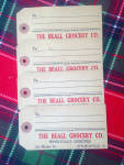 Shipping Labels Beall Grocery Steubenville OH