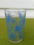 Click to view larger image of Set of 8 Floral Juice Glasses 1960's? (Image2)