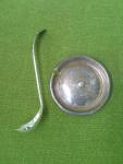 Click here to enlarge image and see more about item st44: Sterling Silver Serving Ladle Spoon & Lid