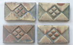 Click to view larger image of Moravian Border Tiles - set of 4 (Image2)