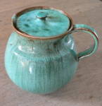 Click to view larger image of Nell Cole Graves Mottled Green Tea Set (Image3)