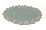Click here to enlarge image and see more about item small028: Sterling Silver Mexican Broach with Green Jade Stone