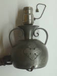 Click to view larger image of Small Pewter Lamp - Marked Nekrass (Image1)