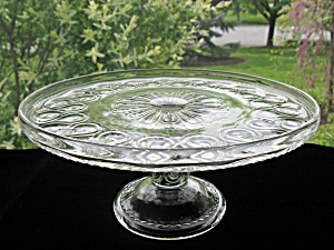 Antique Victorian Ribbon Candy Pattern Cake Stand (Image1)
