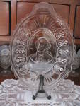 Click here to enlarge image and see more about item A245: Eapg Washington Centennial Oval Bread Platter/Tray 