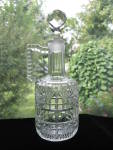 Click to view larger image of Antique Eapg Block & Fan Decanter/ Bottle (Image2)