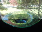 Click to view larger image of Fostoria Green Versailes Centerpiece Bowl (Image1)