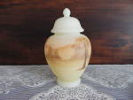 Click to view larger image of Fenton Burmese Log Cabin Ginger Jar (Image3)