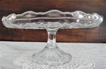 Click to view larger image of Antique Louisiana Pattern Glass Miniature Cake Stand (Image2)