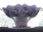 Click to view larger image of Antique Ridgway Japan Opaque Rare Footed Compote (Image3)
