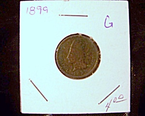 Indian Head Penny 1899 G (Image1)