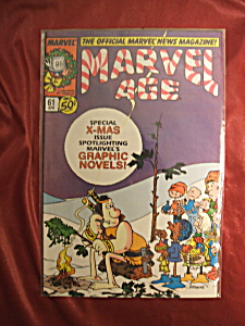 Marvel Age #61 Special X-mas Issue comic book. (Image1)