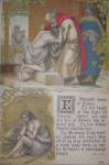 Original Bible plate 1800's: parable of the Prodigal Son Luke 15:11-13