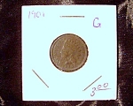 Indian Head Penny 1901 G