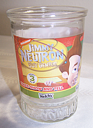 WELCH'S JIMMY NEUTRON #3 GLASS, CLASS SHOW & TELL (Image1)