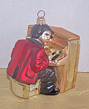 Jazz Piano Player Christmas Ornament, Original Box (Image1)