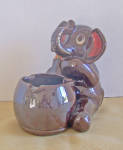 Click to view larger image of BROWN GLAZED ELEPHANT PIPE ASH TRAY (Image2)