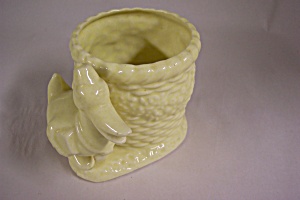 Occupied Japan Yellow Duck Cache Pot (Image1)