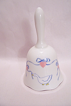 Porcelain Collector Bell With Goose Motif (Image1)