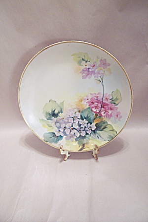 Nippon Handpainted Floral Motif Collector Plate