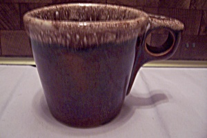 Hull Pottery Brown Drip Mug