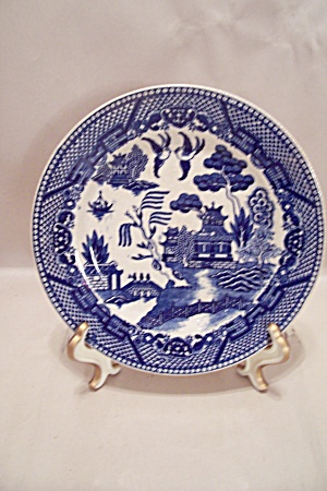 Occupied Japan Flow Blue Collector Plate