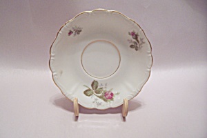 Occupied Japan Rose Decorated Porcelain Saucer