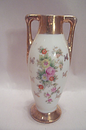 Occupied Japan Decorated Miniature Porcelain Vase