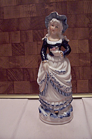 Colonial Dressed Porcelain Lady Figurine