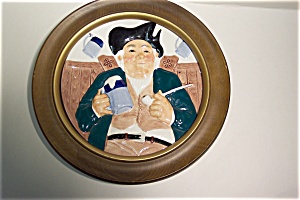 Toby &quot;fillpot&quot; Collector Plate With Holder