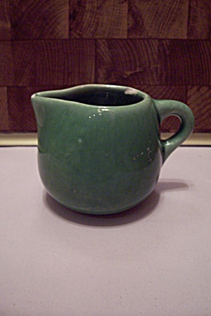 Usa Green Pottery Creamer