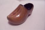 Occupied Japan Brown Porcelain Dutch Shoe