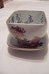Vintage Kutani Porcelain Tea Bowl & Saucer