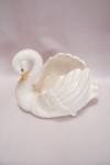 Click to view larger image of White Swan Porcelain Figurine Bowl (Image2)