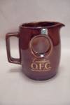 Click to view larger image of Canadian O. F. C. Whiskey Brown Glazed Pitcher (Image2)