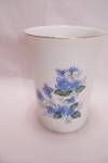 Click to view larger image of Occupied Japan Blue Flower Porcelain Vase (Image1)