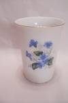 Click to view larger image of Occupied Japan Blue Flower Porcelain Vase (Image2)