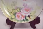 Click to view larger image of Nippon Hand Painted Rose Pattern Collector Plate (Image2)