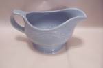 Click to view larger image of Pfaltzgraff Gazebo-Blue Gravy Boat With Under Plate (Image1)