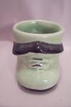 Click to view larger image of Royal Art Pottery Green Shoe Toothpick Holder (Image1)