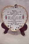 Click to view larger image of Heart-Shaped Poem To Mother Collector Plate (Image1)