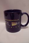 Click to view larger image of Jacksonville, Florida Souvenir Black Porcelain Mug (Image1)