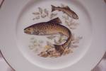 Click to view larger image of German Bavarian Fish Motif Collector Plate (Image2)