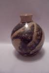 Click to view larger image of Hand Thrown Brown Earth Tones Art Pottery Bottle Vase (Image2)