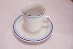 Click to view larger image of Japan Stoneware Footed Cup & Saucer Set (Image2)