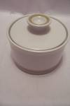 Click to view larger image of Japan Stoneware Sugar Bowl With Lid & Under Plate (Image3)