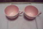 Click to view larger image of Pair Of Pink & White China Demitasse Cups (Image2)