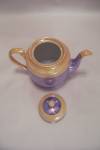 Click to view larger image of Japanese Peach & Purple Lustre Hand Painted Teapot (Image5)